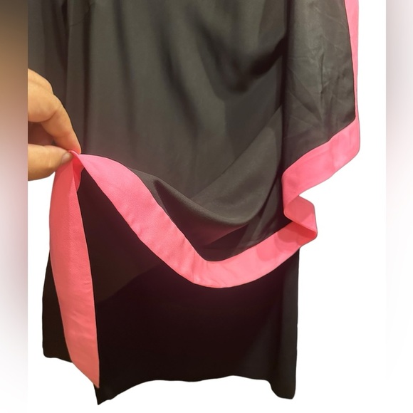 Ted Baker Women's Black Betriss One Side Draped Dress Size 3 - Picture 4 of 15